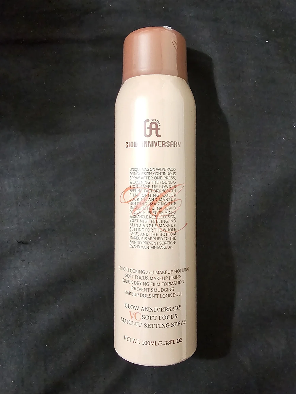 VC Soft Focus Make-Up Setting Spray — Peach